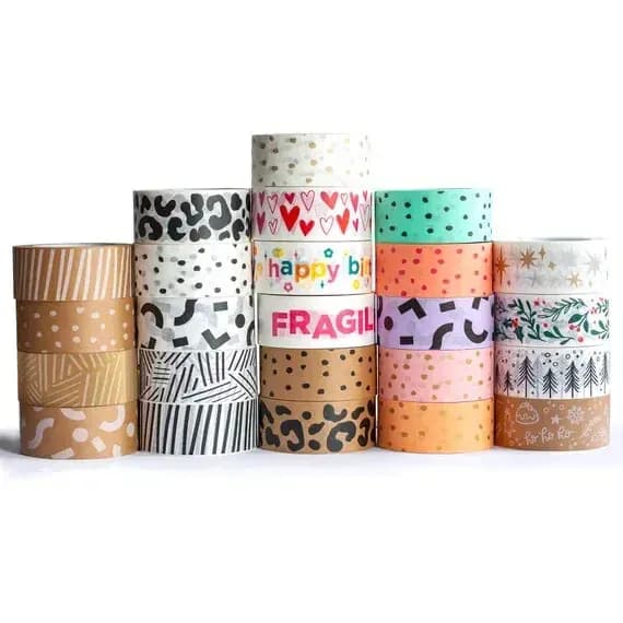 Printed Packaging Tape supplied by Sharv Enterprises